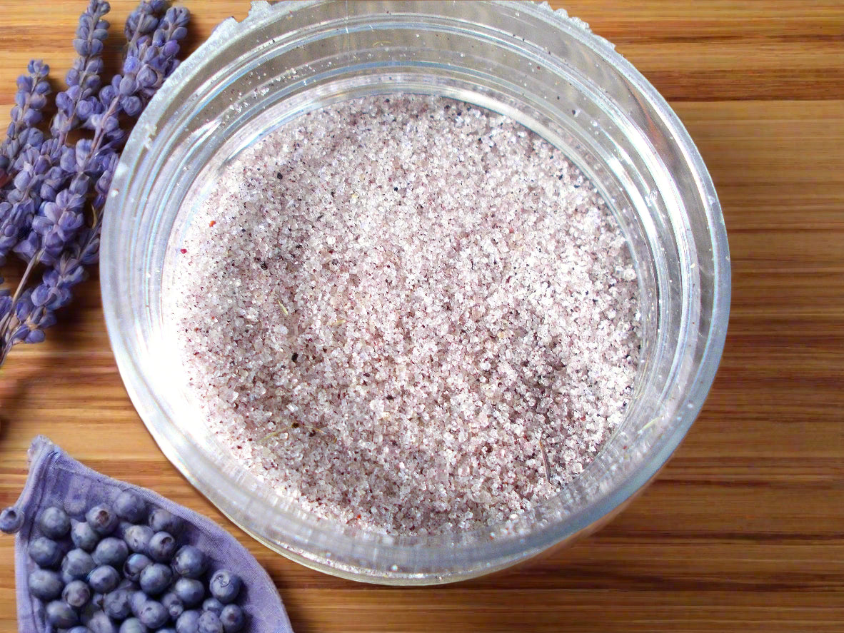 Lavender Blueberry Sugar Rim