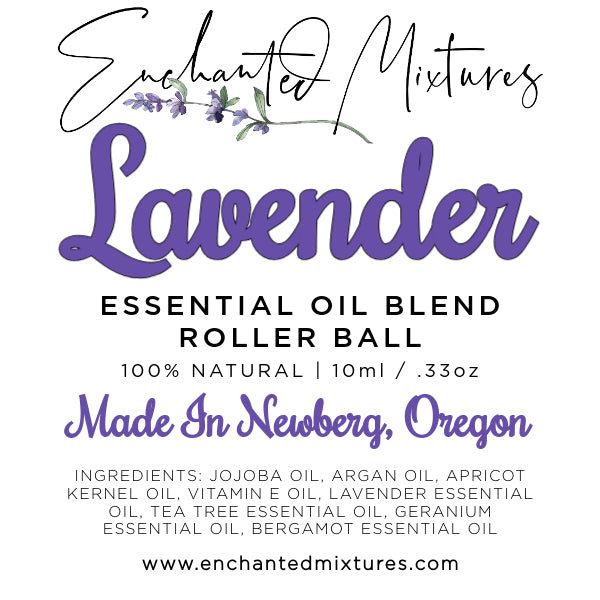Lavender Essential Oil Roller Bottle