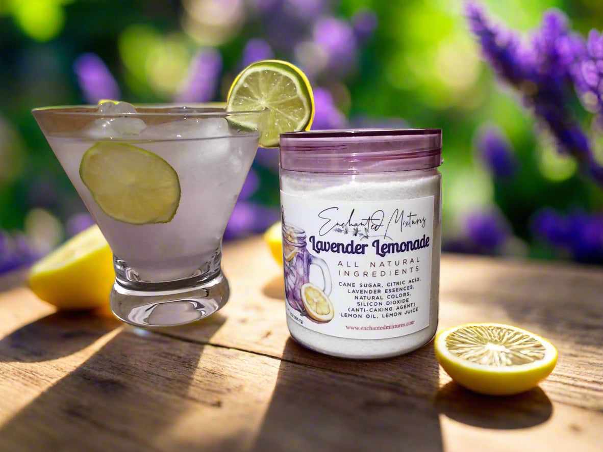 DIY Lavender Simple Syrup Mix