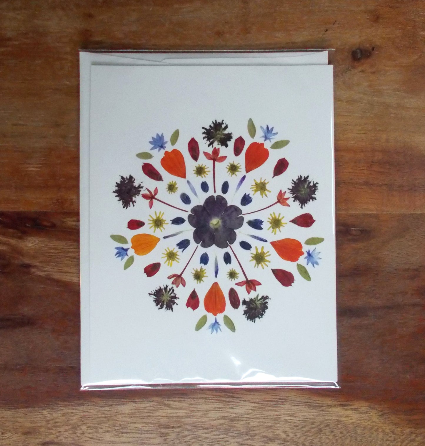 Petal People Press "FLOWER MANDALA" Note Card