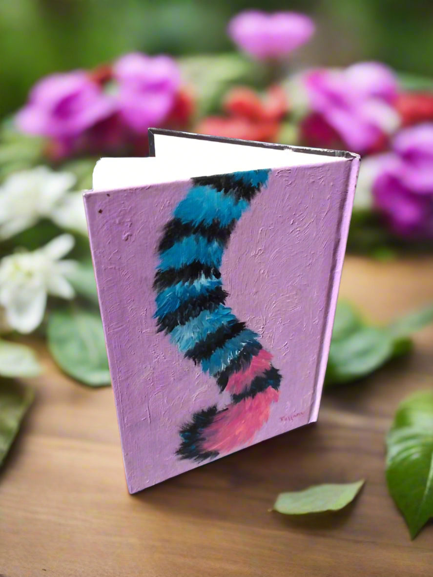 Cheshire Cat - Hand Painted Journal