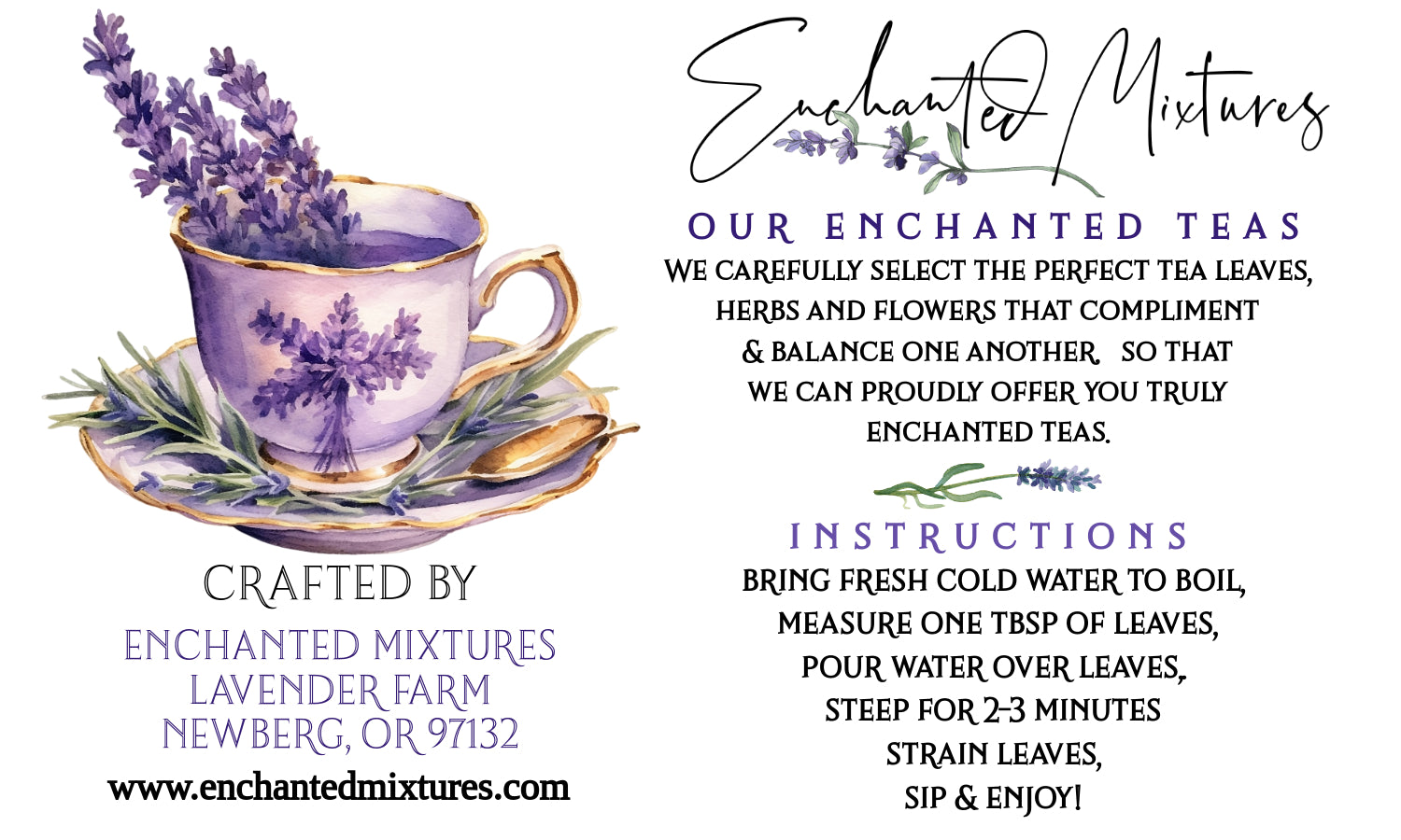 lavender flower tea benefits Lavender Blueberry Tea – Enchanted Mixtures