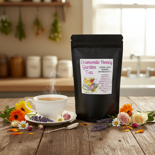 Honey Chamomile Garden Tea - Resealable Bag