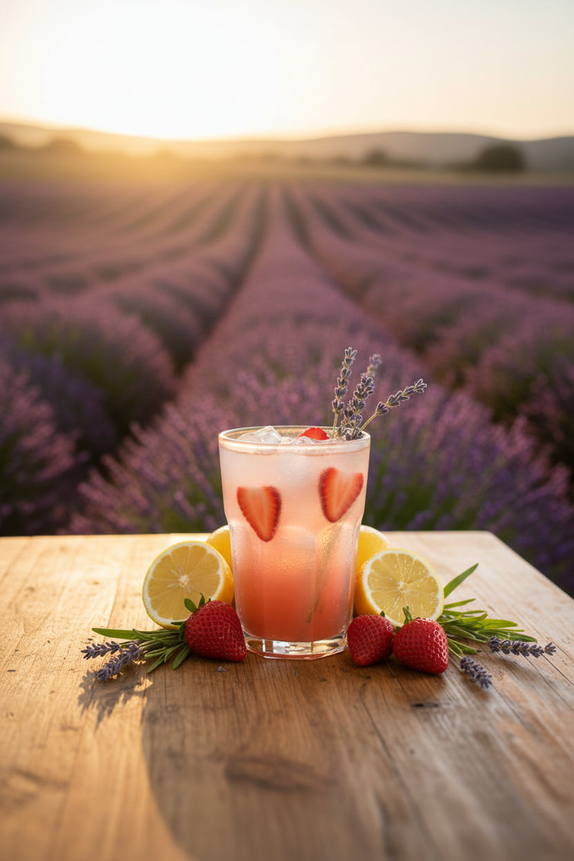 Strawberry Lavender Lemonade Refill Mix - All Natural
