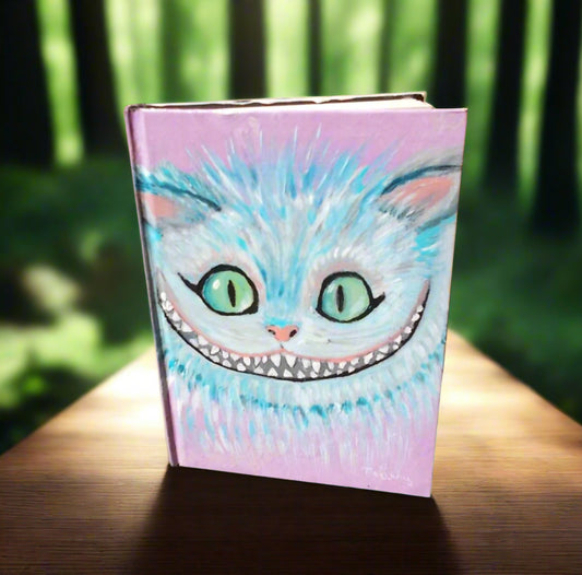 Cheshire Cat - Hand Painted Journal