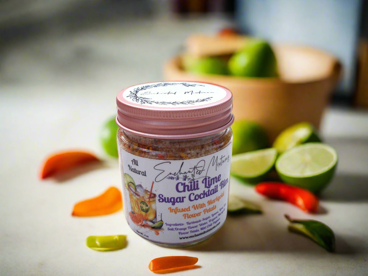 Chili Lime Cocktail Sugar Rim - All Natural – Enchanted Mixtures