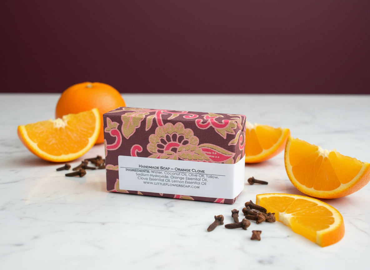Orange Clove Soap - Wrapped