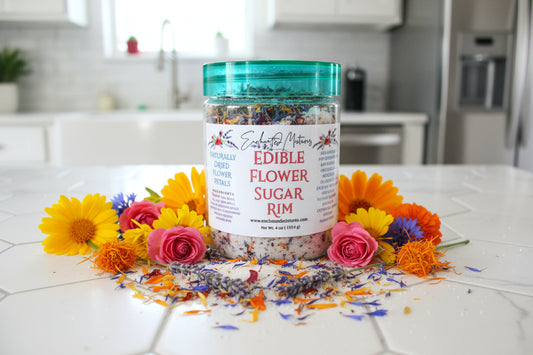 Edible Flower Sugar Rim