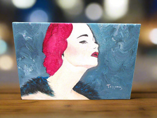 Original Glamour Girl Painting #3 - Series of 30