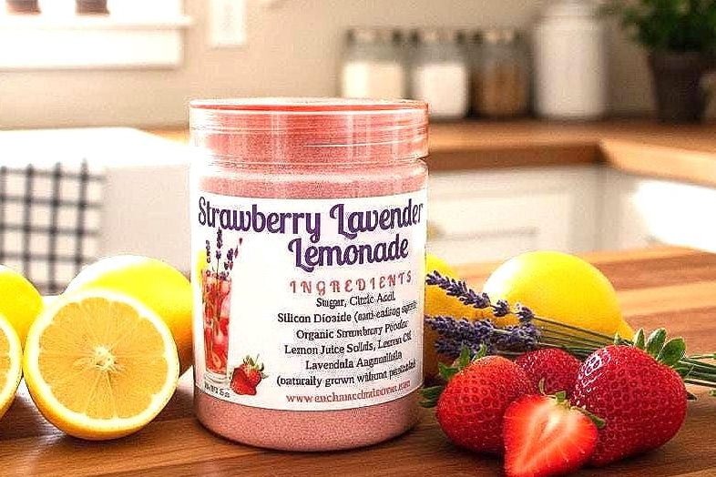 Strawberry Lavender Lemonade - All Natural