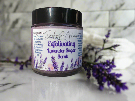 Lavender exfoliant sugar scrub