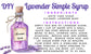 DIY Lavender Simple Syrup