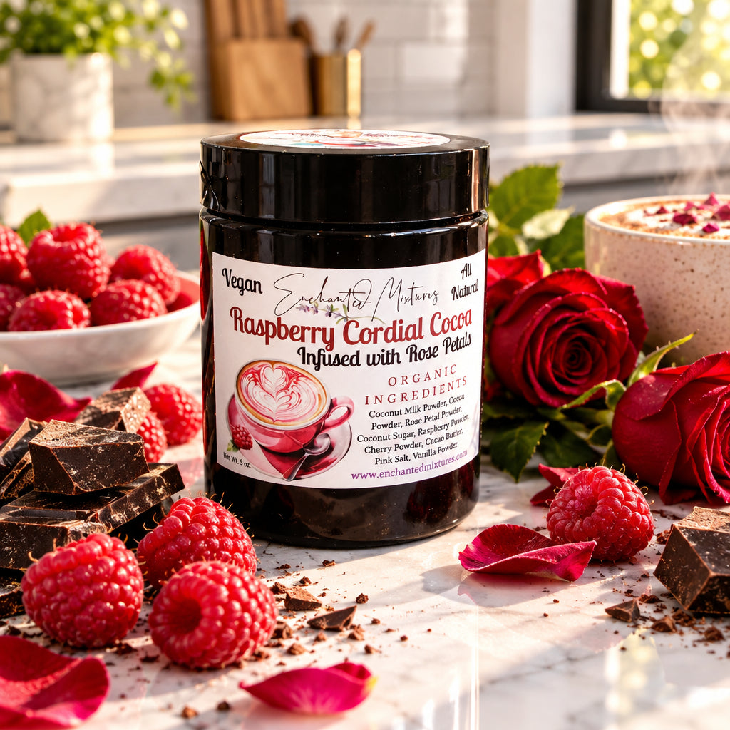 Raspberry Cordial Cocoa - Infused With Rose Petals