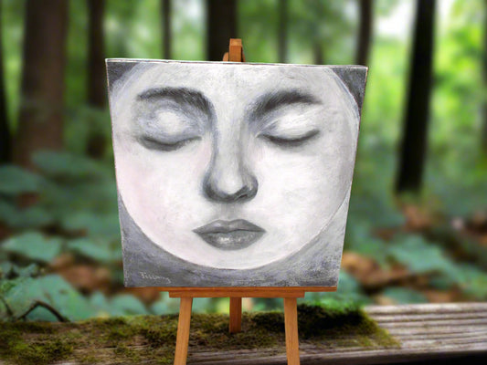 Sleeping Moon - Original Painting