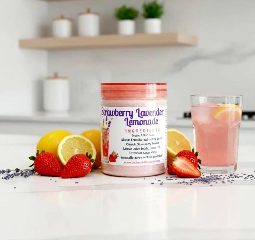 Strawberry Lavender Lemonade - All Natural
